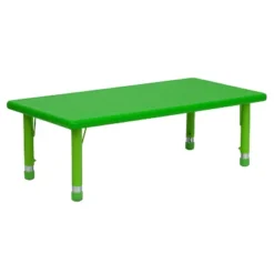 Emma And Oliver 24"W X 48"L Rectangular Plastic Height Adjustable Activity Table 21 Emma And Oliver 24"W X 48"L Rectangular Plastic Height Adjustable Activity Table -Kids Home Store GUEST 770b9d84 e4d0 4f75 88d1 84fc3fbb5dfd