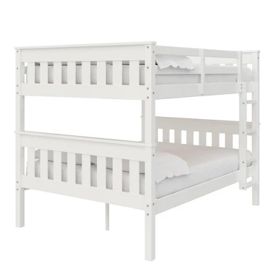 Full Over Full Petty Wood Bunk Bed With USB Port - Room & Joy 15 Full Over Full Petty Wood Bunk Bed With USB Port - Room & Joy - Image 15