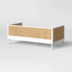 Rattan And Wood Kids' Daybed White - Pillowfort™ 10 Rattan And Wood Kids' Daybed White - Pillowfort™ -Kids Home Store GUEST 8444560c 58cf 4c96 81de faa1dbba6859