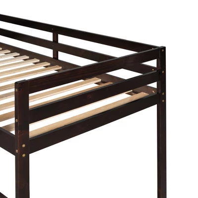 Twin Size Loft Bed With Slide - ModernLuxe 9 Twin Size Loft Bed With Slide - ModernLuxe - Image 9