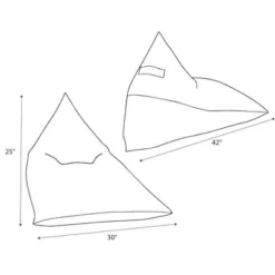 Triangle Lounge Kids’ Chair - Pillowfort™ -Kids Home Store GUEST 8a0c4c85 7960 4d15 b36c b9e388edfa05