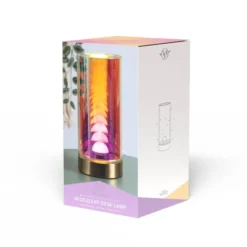 Teen Iridescent Cylinder LED Novelty Table Lamp - West & Arrow -Kids Home Store GUEST 8b1945d5 d718 430f ac81 7284267df2a2