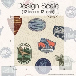Jurassic World Badges Peel & Stick Wallpaper Beige - RoomMates 7 Jurassic World Badges Peel & Stick Wallpaper Beige - RoomMates -Kids Home Store GUEST 9081f183 878b 4da4 9bee 3fea6c4a1a89