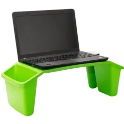 Mind Reader Kids’ Lap Desk, Freestanding Portable Table With Side Pockets, Plastic, Green, 2-Pack -Kids Home Store GUEST 94bdd6d9 a18c 45c4 a50b fc737206f0dd