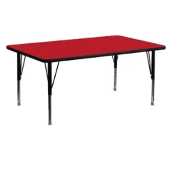 Flash Furniture 24''W X 60''L Rectangular HP Laminate Activity Table - Height Adjustable Short Legs -Kids Home Store GUEST 9a603693 23d7 4d4d 8a7c 9d9fc627908e