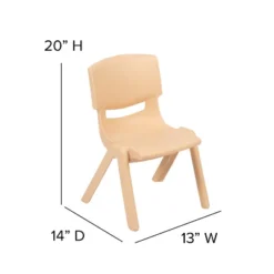 Flash Furniture 2 Pack Plastic Stackable School Chair With 10.5" Seat Height -Kids Home Store GUEST a21a81d2 fc37 4110 af10 95eacc6c98ba
