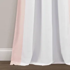 40"x84" Kids' Block Border 100% Lined Grommet Blackout Single Window Curtain Panel - Lush Décor -Kids Home Store GUEST a2b888b9 7991 44c1 990f cba5c0f5b62d