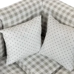 Tibbetts Kids' Sectional With Ottoman Gray/White - HOMES: Inside + Out -Kids Home Store GUEST a3ab0e80 4a86 4e66 ad03 ec968ff629be