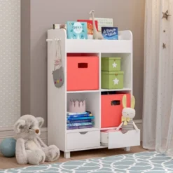 Kids' Book Nook Cubby Storage Cabinet With Bookrack - RiverRidge Home 18 Kids' Book Nook Cubby Storage Cabinet With Bookrack - RiverRidge Home -Kids Home Store GUEST a72da737 c532 4a78 ad1b b4892bd869fd