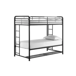 Twin Betony Bunk Bed With Storage Bins Black - Room & Joy 10 Twin Betony Bunk Bed With Storage Bins Black - Room & Joy -Kids Home Store GUEST ac9c2472 fb7e 4569 8f37 703a5548769f