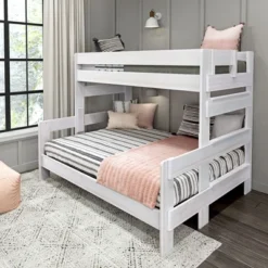 Max & Lily Farmhouse Twin XL Over Queen Bunk Bed