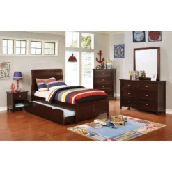 HOMES: Inside + Out Twin Portero Trundle Brown Cherry - IoHOMES -Kids Home Store GUEST ae6aadbb 01b9 4aec 9ba7 d172c8894fa8