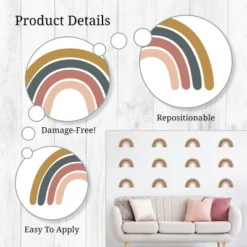 Neutral Rainbows Wall Decor - Decalcomania -Kids Home Store GUEST aef7aee4 82b0 45dd 8d59 b003093b140f