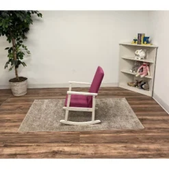 Kids' Rocking Chair With Fully Upholstered And Seat Back Pink - Gift Mark -Kids Home Store GUEST af698b29 dce0 4a04 982a 253f97008ae8