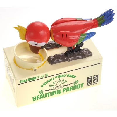 Ready! Set! Play! Link Parrot Bird Coin Saving Bank, Money Box For Girls & Boys 6 Ready! Set! Play! Link Parrot Bird Coin Saving Bank, Money Box For Girls & Boys - Image 6