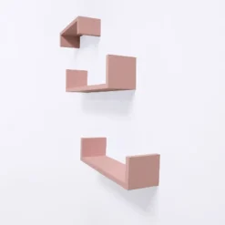 Set Of 3 Picture Ledge Shelf For Kids' Room Pink - InPlace 13 Set Of 3 Picture Ledge Shelf For Kids' Room Pink - InPlace -Kids Home Store GUEST b1856866 204c 429f 8c01 a5db5ef59c0a
