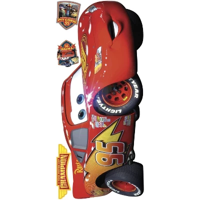 Roommates Cars Lightening McQueen Peel And Stick Giant Wall Decal 1 Roommates Cars Lightening McQueen Peel And Stick Giant Wall Decal