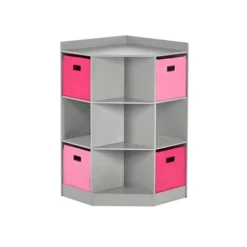 5pc Kids' Corner Cabinet Set With 4 Bins Set - RiverRidge Home -Kids Home Store GUEST b514871c 3b6e 48cf b000 0d0bc9cb692f