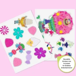 Disney Trolls World Tour Design And Store 6 Bin Toy Organizer - Delta Children -Kids Home Store GUEST b5b84594 5af9 4952 8f24 137da7670865