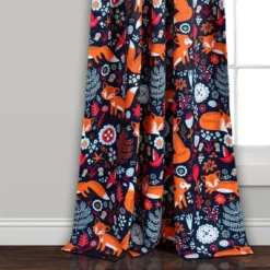 Kids' Pixie Fox Curtain Panels - Lush Décor -Kids Home Store GUEST b70d7aad 49bc 4a0e 8a32 759485704405