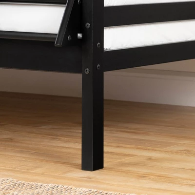 Induzy Solid Wood Bunk Beds Matte Black - South Shore 6 Induzy Solid Wood Bunk Beds Matte Black - South Shore - Image 6