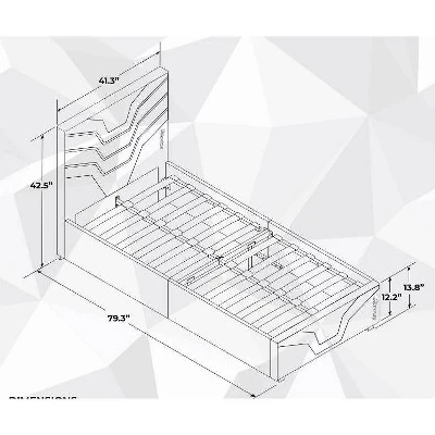 Twin Cosmos RGB Gaming Bed Black - X Rocker 18 Twin Cosmos RGB Gaming Bed Black - X Rocker - Image 18