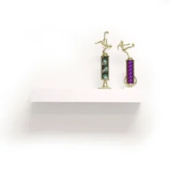 24" Floating Shelf With Lip For Kids' Room White - InPlace -Kids Home Store GUEST bf63d7c6 def8 4c76 b80f dbc202516bf4