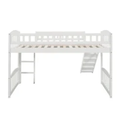Twin Size Loft Bed With Slide And Ladder - ModernLuxe -Kids Home Store GUEST c2f7ae92 48b2 4969 89f9 7da4ef6b33a2