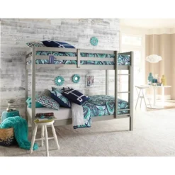 Kids' Twin Over Twin Caspian Bunk Bed With Hanging Nightstand Gray - Hillsdale Furniture 7 Kids' Twin Over Twin Caspian Bunk Bed With Hanging Nightstand Gray - Hillsdale Furniture -Kids Home Store GUEST c78201df a1ec 412f b38b 7c9125b1ef74