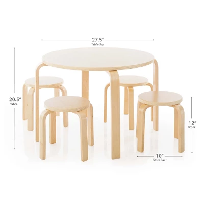 Guidecraft Nordic Toddler Table And Chair Set 5 Guidecraft Nordic Toddler Table And Chair Set - Image 5