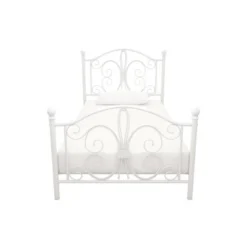 Twin Kids' Bombay Metal Bed White - Room & Joy -Kids Home Store GUEST cba0f0b7 36a2 4cac ab89 5e05f9a36a30