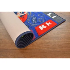 KC CUBS | Justice League Boys & Girls Kids Hopscotch Number Counting Educational Learning & Game Nursery Bedroom Classroom Rug Carpet, 2' 7" X 6' 0" -Kids Home Store GUEST ce237763 ab21 4e29 9074 129ab5aee346