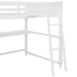 Full Size Wooden Loft Bed With Drawers, Shelves And Desk - ModernLuxe -Kids Home Store GUEST cfe010f3 25d5 4f8d a615 8211f8e46d4e