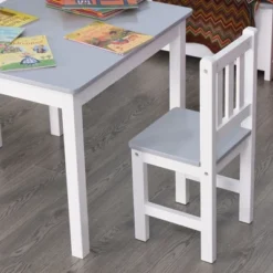 Qaba Kids Table And Chair Set For Arts, Meals, Lightweight Wooden Homework Activity Center, Toddlers Age 3+, Gray 9 Qaba Kids Table And Chair Set For Arts, Meals, Lightweight Wooden Homework Activity Center, Toddlers Age 3+, Gray -Kids Home Store GUEST d0bf6846 6423 45bd 8263 00ff71754f08