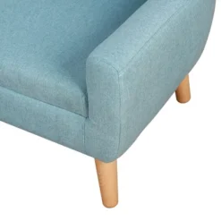 Qaba 2-Seat Kids Sofa Linen Fabric And Wooden Frame Sofa For Kids And Toddlers Ages 3-7, 11" High Seat -Kids Home Store GUEST d271758f c75d 42e2 9d7d ed8f66d42970