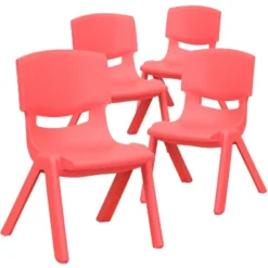 Flash Furniture 4 Pack Plastic Stackable School Chairs With 10.5" Seat Height 26 Flash Furniture 4 Pack Plastic Stackable School Chairs With 10.5" Seat Height -Kids Home Store GUEST d293547e fd56 4c08 9fa7 67ea22241612