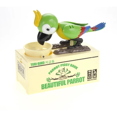 Ready! Set! Play! Link Parrot Bird Coin Saving Bank, Money Box For Girls & Boys 9 Ready! Set! Play! Link Parrot Bird Coin Saving Bank, Money Box For Girls & Boys - Image 9