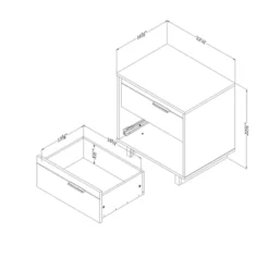 Fynn 2-Drawer Nightstand - South Shore -Kids Home Store GUEST d708e8bd c00e 468d b3a0 26985a85732e