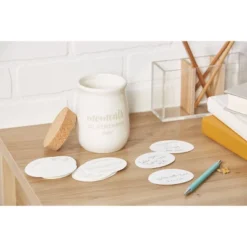 Pearhead Ceramic Gratitude Token Jar - White -Kids Home Store GUEST da9f3ea7 8cda 4a38 9329 48f2da693511