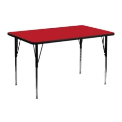 Emma And Oliver 24x48 Rectangle HP Laminate Adjustable Activity Table -Kids Home Store GUEST e069c084 c55e 4cea 8288 a3f011f14ef8
