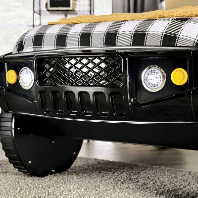 Twin Hemmer Speed Offroad Bed With Led Light Black - HOMES: Inside + Out 3 Twin Hemmer Speed Offroad Bed With Led Light Black - HOMES: Inside + Out - Image 3