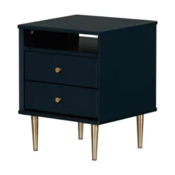 Dylane 2-Drawer Nightstand Navy - South Shore -Kids Home Store GUEST e5f7f51a 715f 44df b62e c240e99d2b1a
