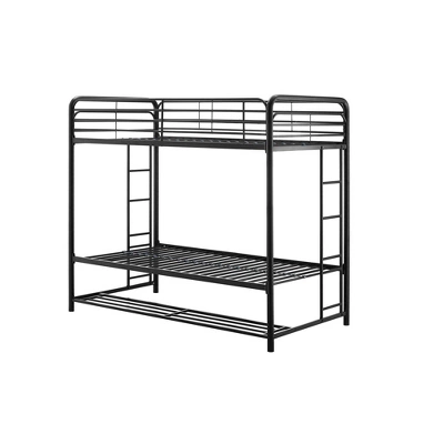Twin Betony Bunk Bed With Storage Bins Black - Room & Joy 8 Twin Betony Bunk Bed With Storage Bins Black - Room & Joy - Image 8