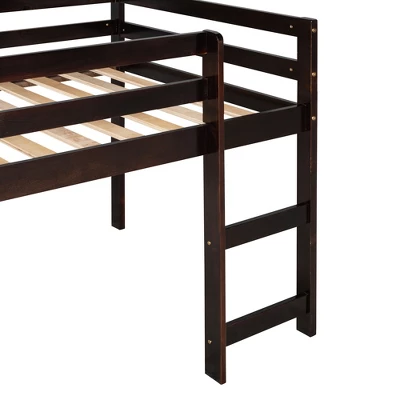 Twin Size Loft Bed With Slide - ModernLuxe 8 Twin Size Loft Bed With Slide - ModernLuxe - Image 8