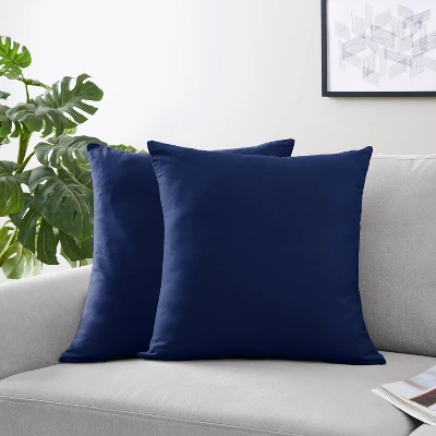 Navy Throw Pillow - Sweet Jojo Designs 1 Navy Throw Pillow - Sweet Jojo Designs