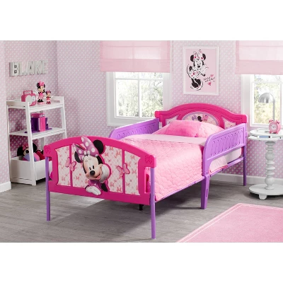 Twin Disney Minnie Mouse Plastic 3D Bed - Delta Children 1 Twin Disney Minnie Mouse Plastic 3D Bed - Delta Children