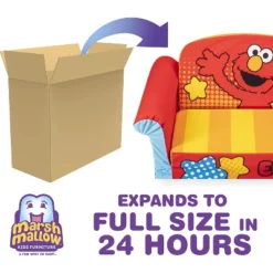 Marshmallow Furniture Disney's 2 In 1 Flip Open Compressed Foam Sofa And Sleeper Bed With Washable Cover -Kids Home Store GUEST ecbee9fe 0ed9 4814 aa1b a85fd7a7a991