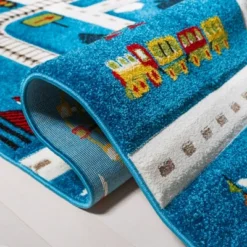 Carousel Kids CRK197 Power Loomed Area Rug - Safavieh -Kids Home Store GUEST ef46bab5 de33 455c 9890 5af0a2d41cfa