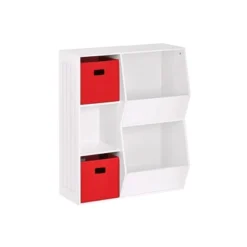 3pc Kids' Floor Cabinet With 2 Bins Set - RiverRidge Home -Kids Home Store GUEST f0831907 ba5e 463c a41e 55cbe12a14d2