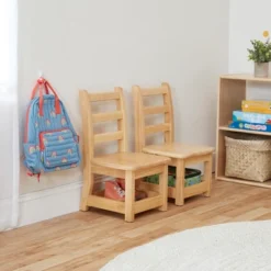 ECR4Kids Three Rung Ladderback Chairs With Storage, 2-Pack - Natural 15 ECR4Kids Three Rung Ladderback Chairs With Storage, 2-Pack - Natural -Kids Home Store GUEST f2c06129 f0cd 4a12 93b8 770439f6bae8